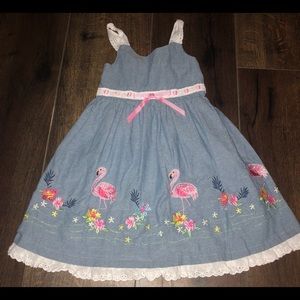 Bluberi Boulevard size 4T Flamingo Dress